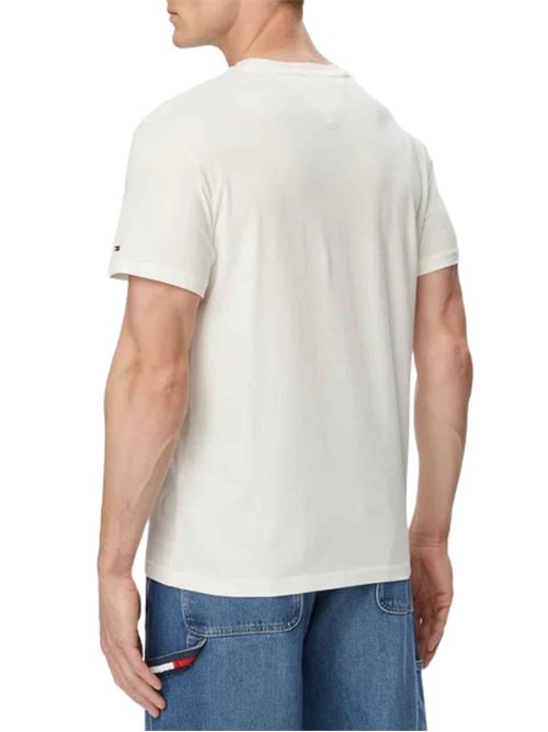 T-shirt slim fit con logo Tommy Jeans | DM0DM22538YBH